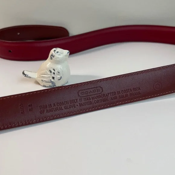 COACH Vintage Leather Belt Size M - Picture 6 of 11